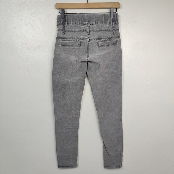 Bevy Flog Jeans Womens 23 Slim Fit Stretch Gray Wash Button Fly Made in Israel - Picture 5 of 8